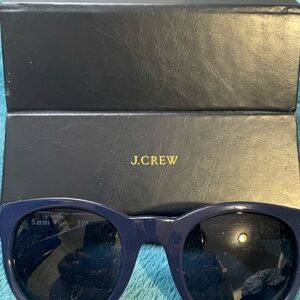 Blue J crew Round Sunglasses